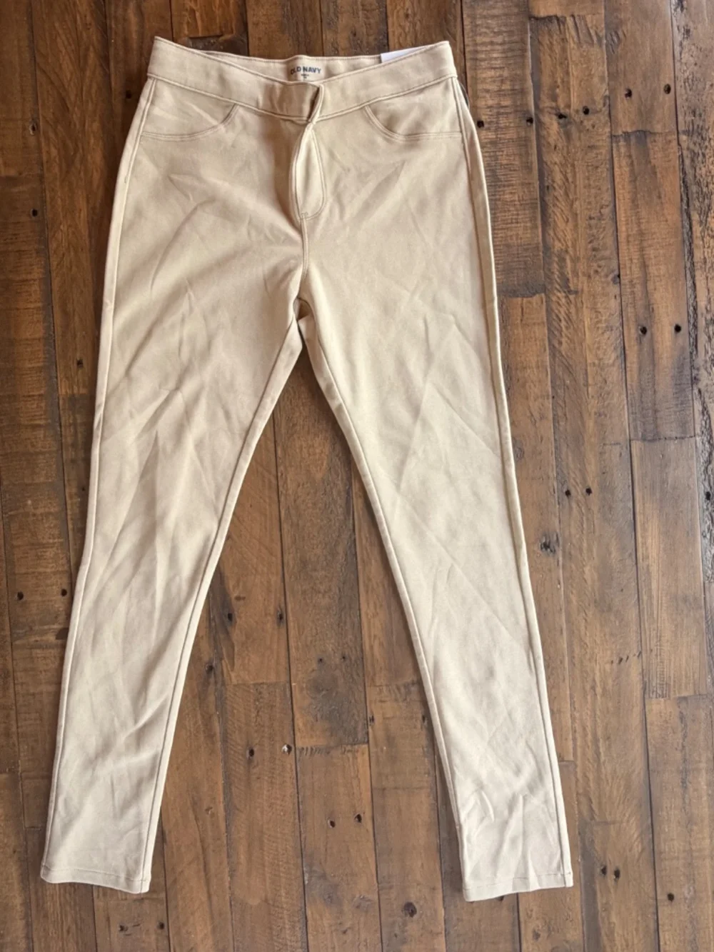 Old Navy Khaki Pull-On Jeggings Skinny Pants Girls Size 14 - NWT